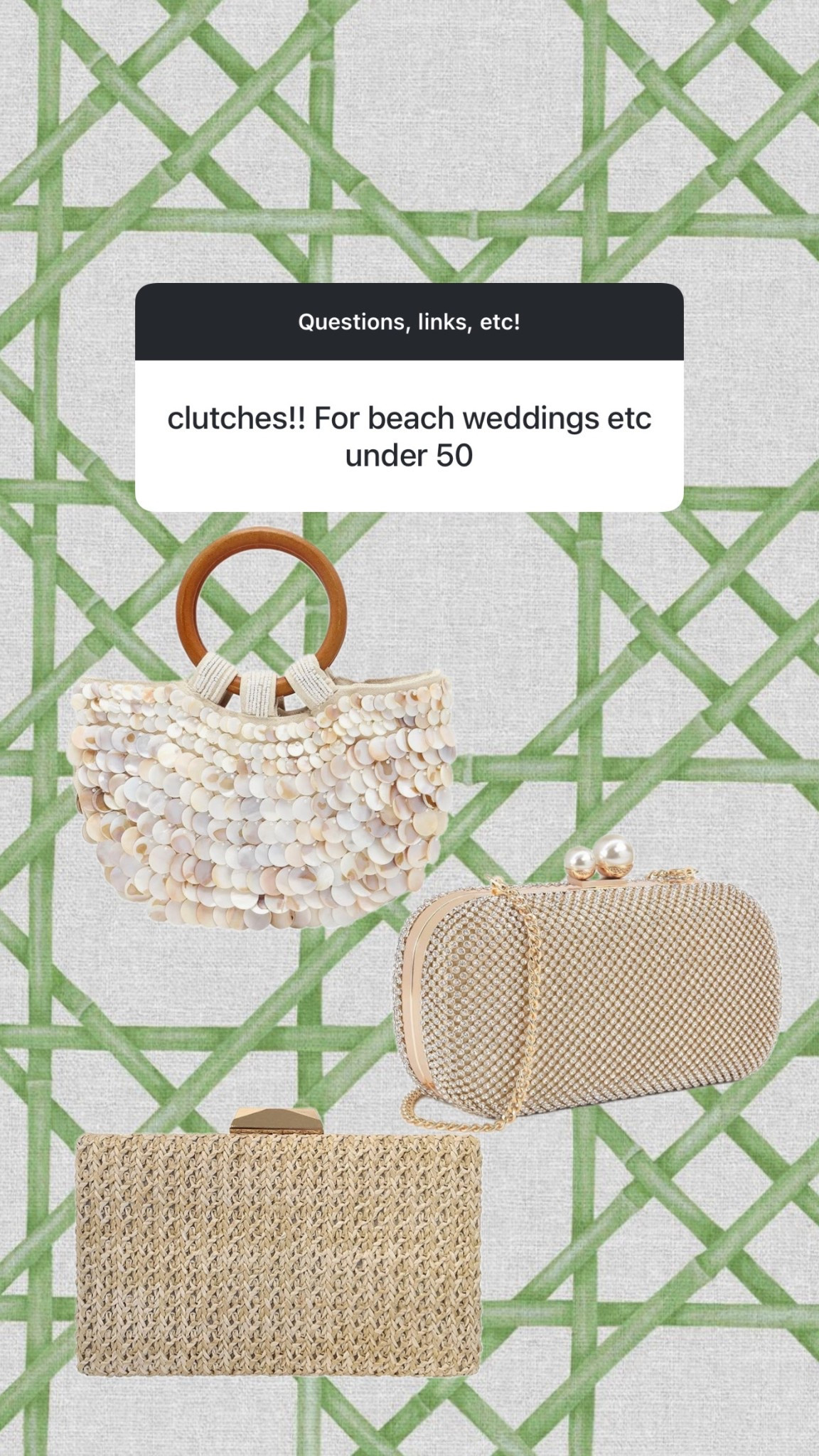 Clutches for summer!