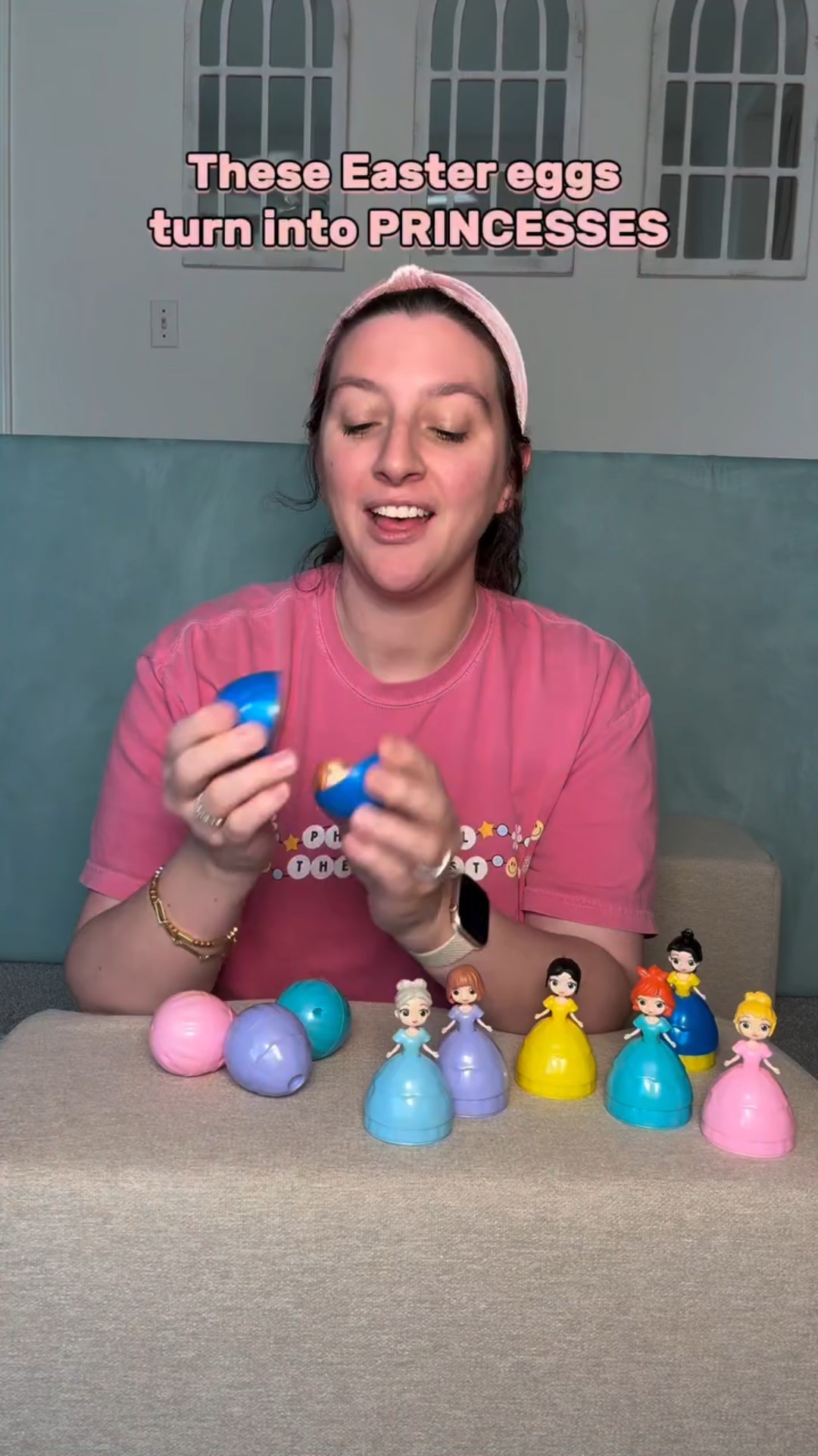 Easter eggs… but make them ✨pretend play✨

These Easter eggs turn into princess dolls (the egg becomes the skirt 😍), so instead of loading baskets with sugar, you’re adding imagination, fine motor practice, and coordination skills.

They come pre-loaded and look like some of your kiddos’ favorite princesses… just not exactly them 😉

Such a fun non-candy Easter basket idea for toddlers and preschoolers who love dress-up and pretend play.

Have you found any other super cool Easter egg fillers? I’m always looking 👀

#toddler #toddlermom #eastereggs #easter #toddlergift