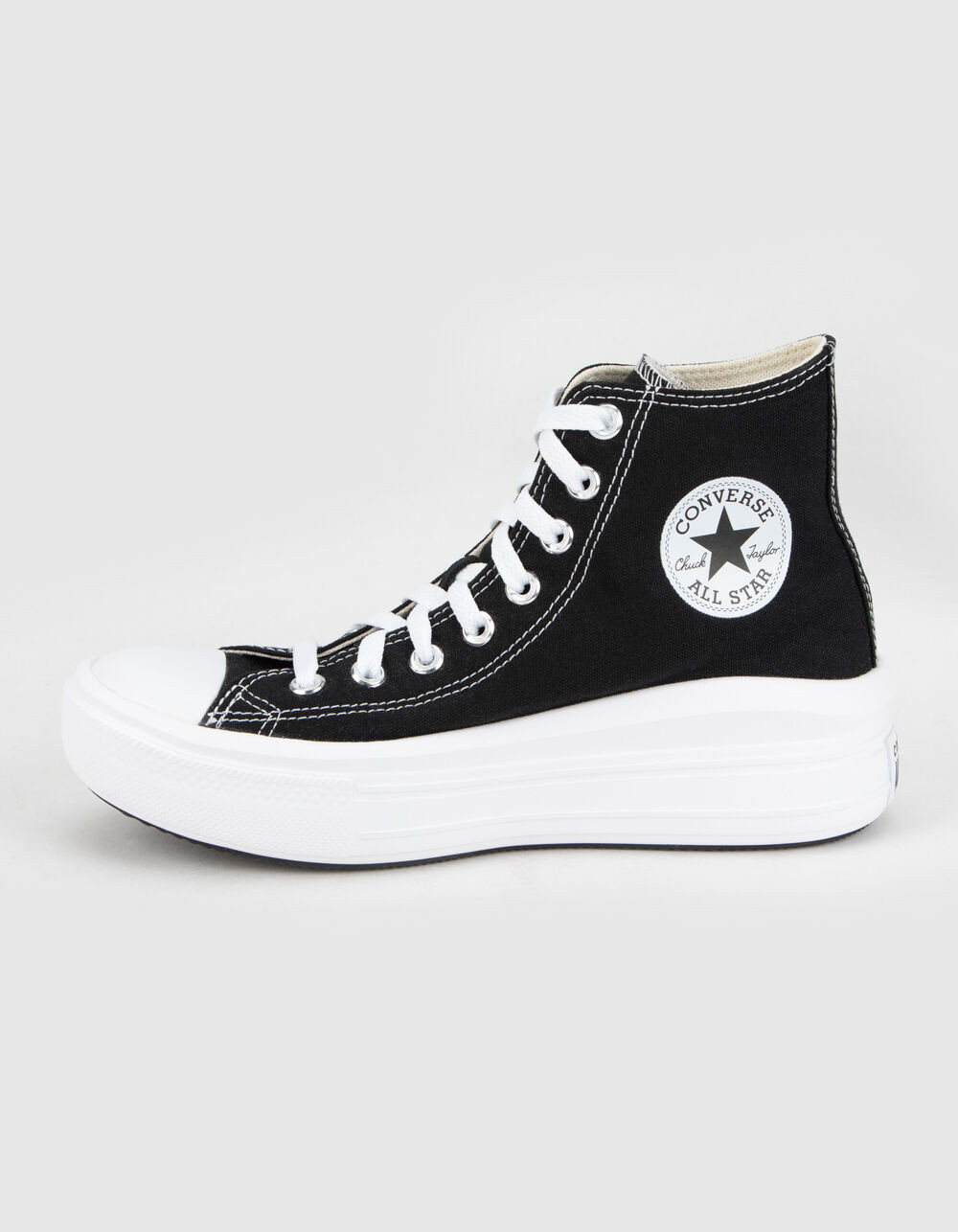 CONVERSE Chuck Taylor All Star Move Womens Black Platform High Top Shoes | Tillys