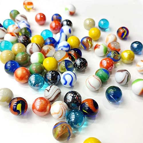 Amazon.com: 70pcs Marbles for Kids Enthusiasts 0.63 inch 14 Colors Small Glass Marbles Bulk Set f... | Amazon (US)