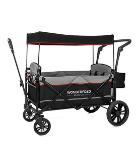 Black X2 Two-Passenger Push/Pull Folding Stroller Wagon | Zulily