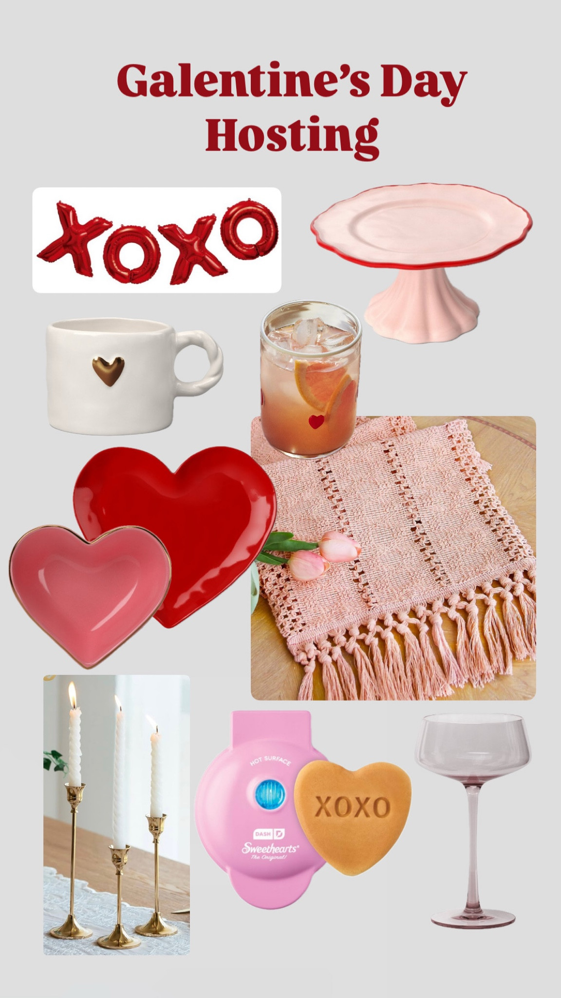 Hosting Valentine’s Day this year? This one is for the girls! 

Pink
Red
Galentine’s Day 
Love
Party
Host 

#LTKHome #LTKParties #LTKU