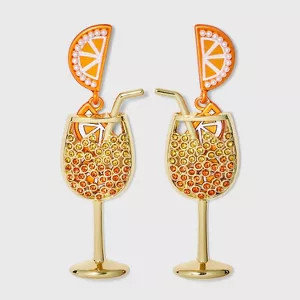 SUGARFIX by BaubleBar Aperoly Ever After Earrings - Orange | Target