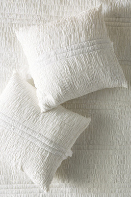 Textured Bardot Euro Sham | Anthropologie (US)