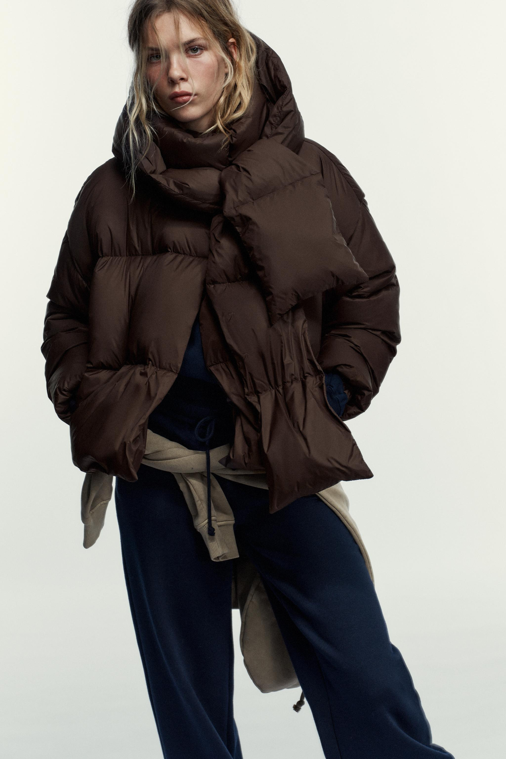 WATER-REPELLENT AND WINDPROOF DOWN JACKET WITH HOODIE | Zara US