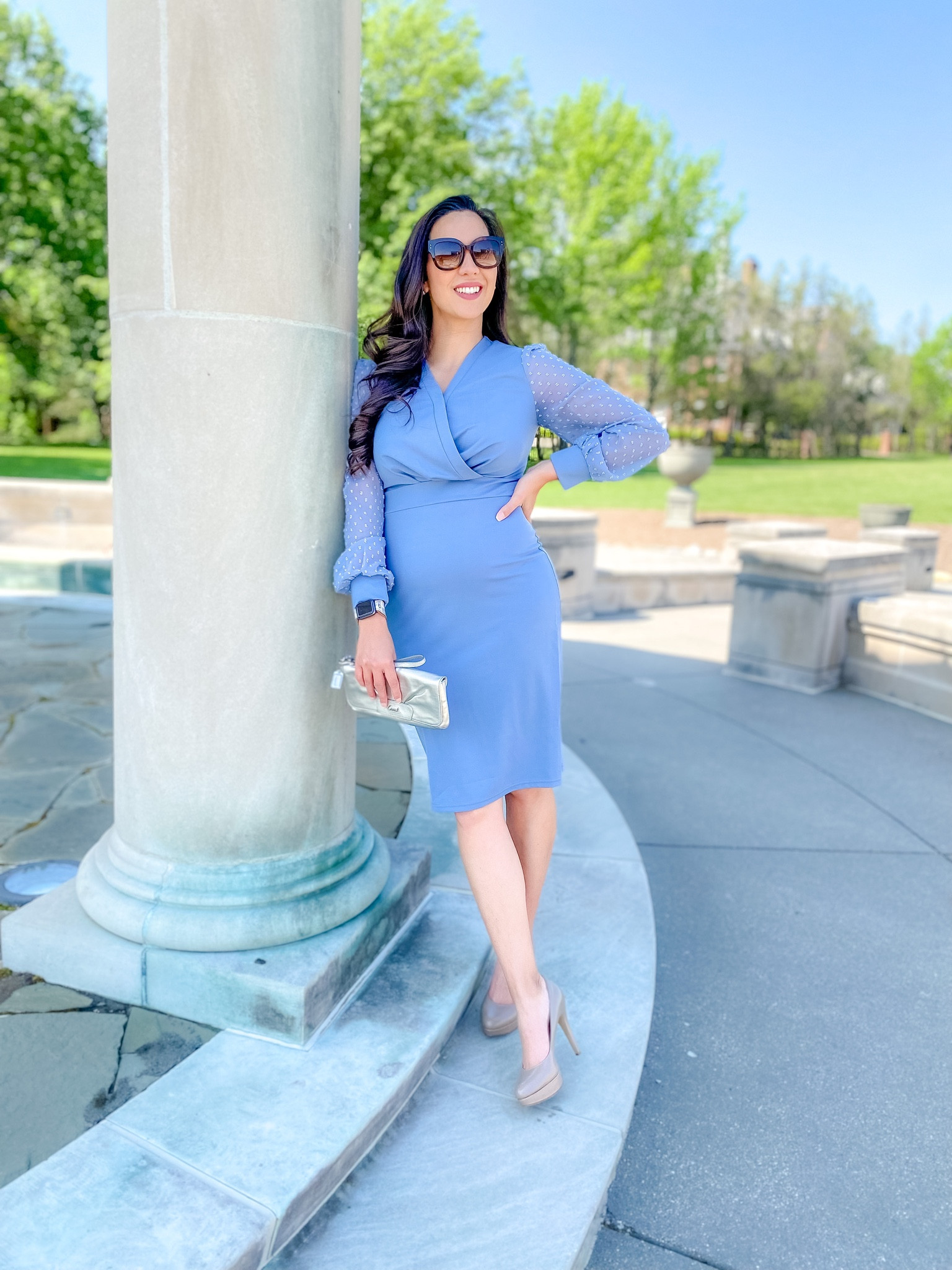 Heading to a wedding or a fancy bridal shower? Or perhaps you’re going on a girls trip to a winery? Or maybe you need a dress for date night - I’m loving the sleeve details on this one.  It fit more like an empire waist on me versus a drop waist like the picture shows, but I think it looks okay. 



#LTKworkwear #LTKunder100 #LTKwedding