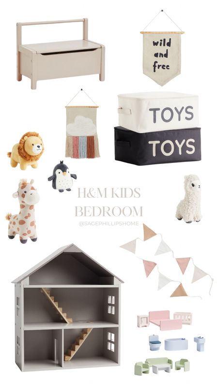 Creating a cozy and playful haven for little ones with soft plush toys, an adorable wooden dollhouse, and handy toy storage baskets with lids. 🧸🏡 The perfect blend of comfort, charm, and organization! 

#LTKcanada #LTKhome #LTKkids