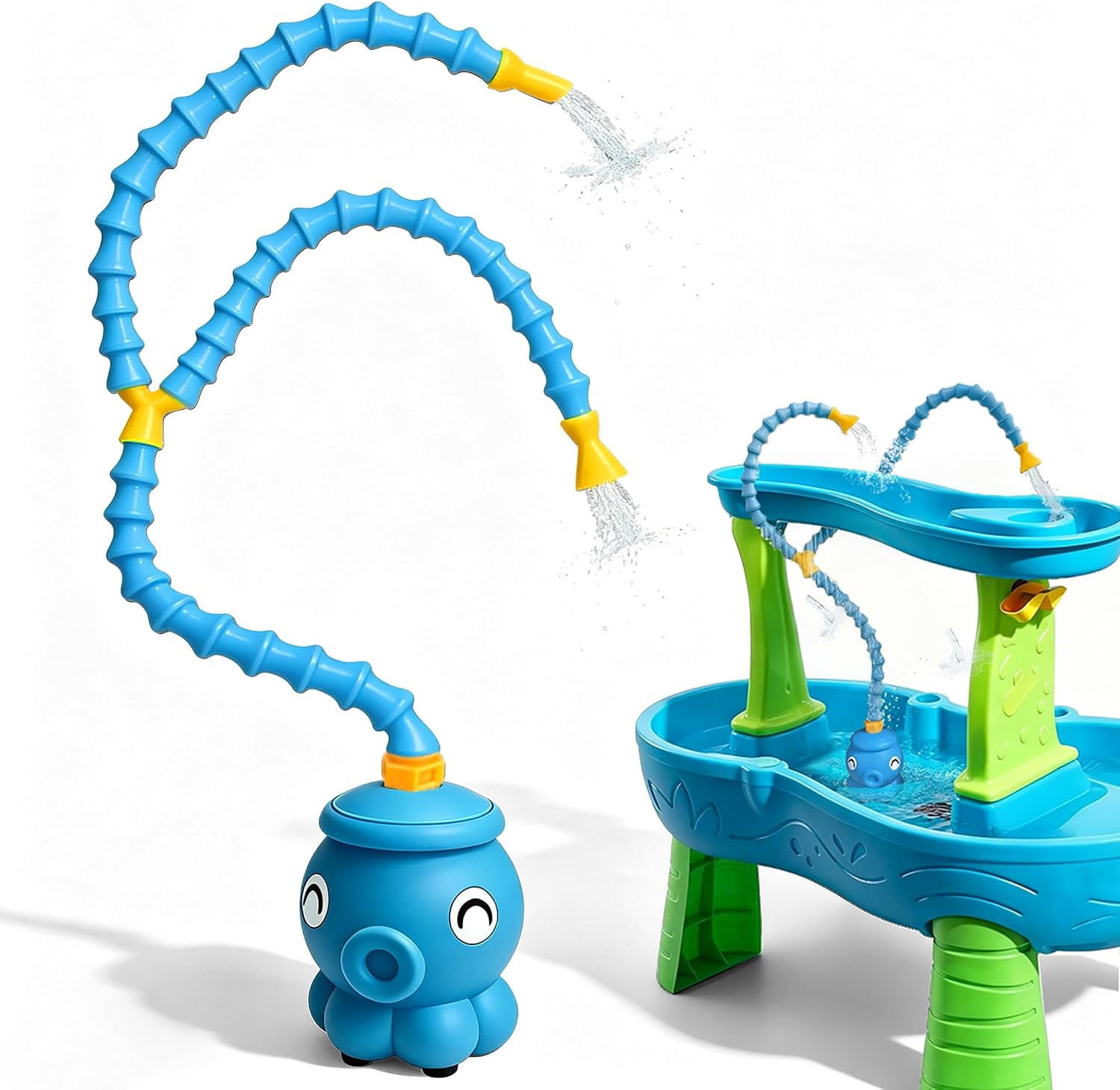 Rechargeable Octopus Water Table Pump – High Flow Up to 8L/min (2.11 GPM) | Large Water Output for Kids Sand & Water Play | Compatible with Most Water Tables, 3000mAh | Amazon (US)