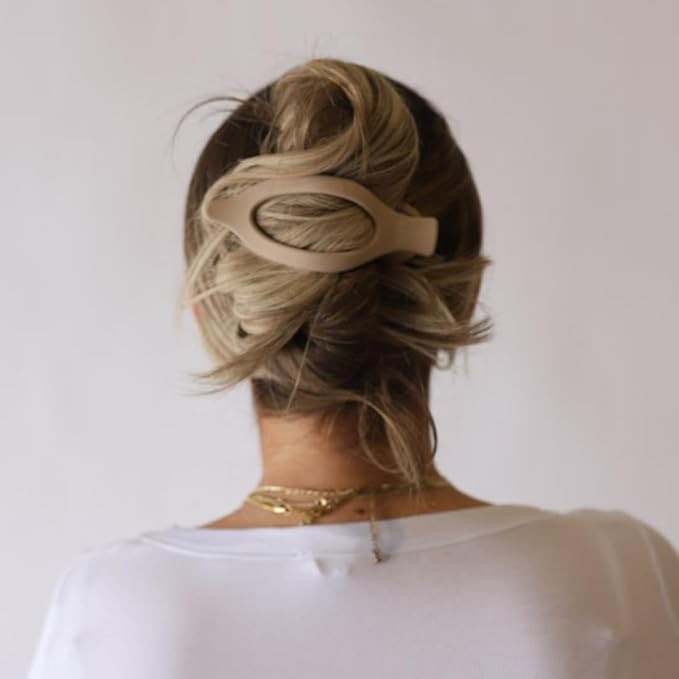 KAXI Lay Down 2.0 Hair Clip Claw, Perfect for Thick & Thin Hair, Strong Durable Hair Clip (Bone) | Amazon (US)