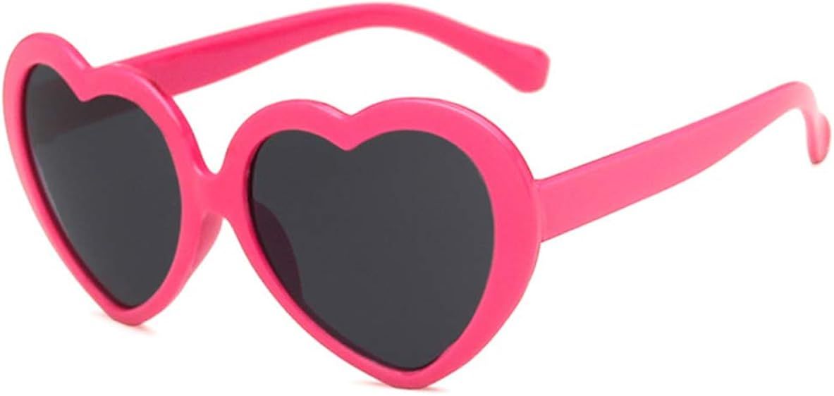 FOURCHEN Retro Vintage Narrow Cat Eye Sunglasses for kids heart shaped sunglasses | Amazon (US)