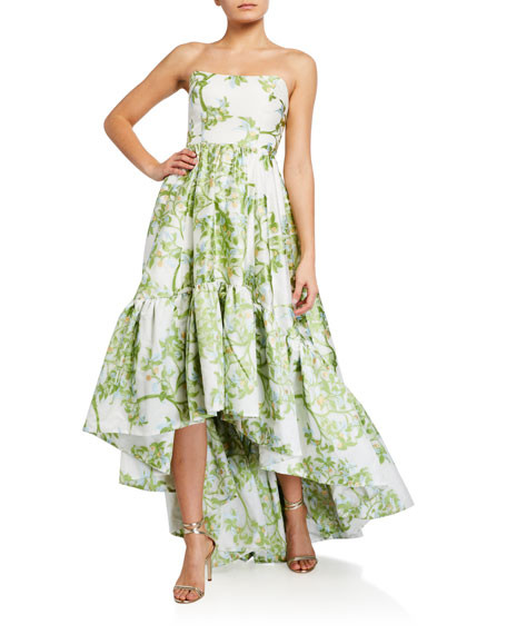 Mestiza New York Georgiana Strapless High-Low Gown | Neiman Marcus
