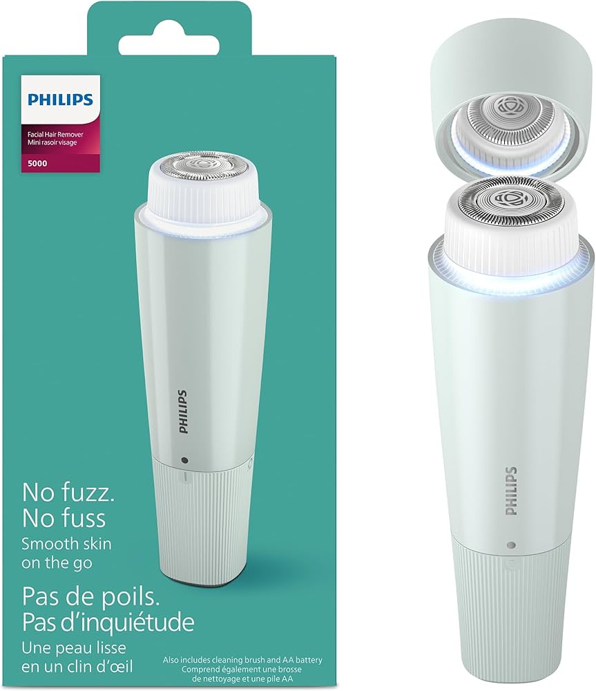 Philips Cordless Facial Hair Remover design for women to gently remove hairs on the upper lip, ch... | Amazon (CA)