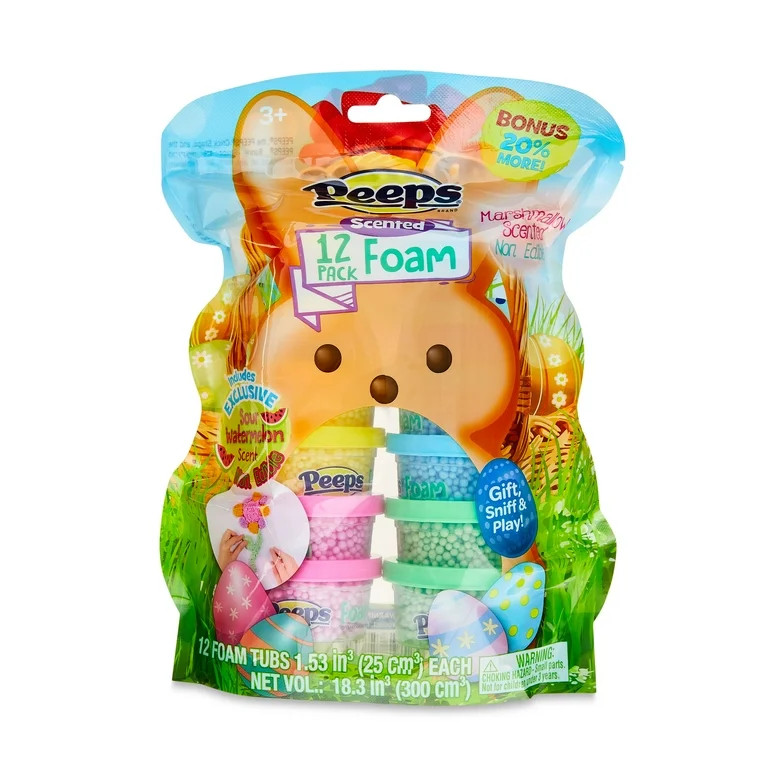 PEEPS® 12 Pack x 1oz Marshmallow Scented Foam | Walmart (US)