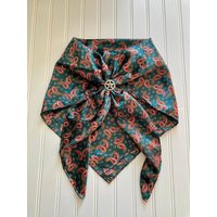 Green Paisley Wild Rag | Etsy (US)