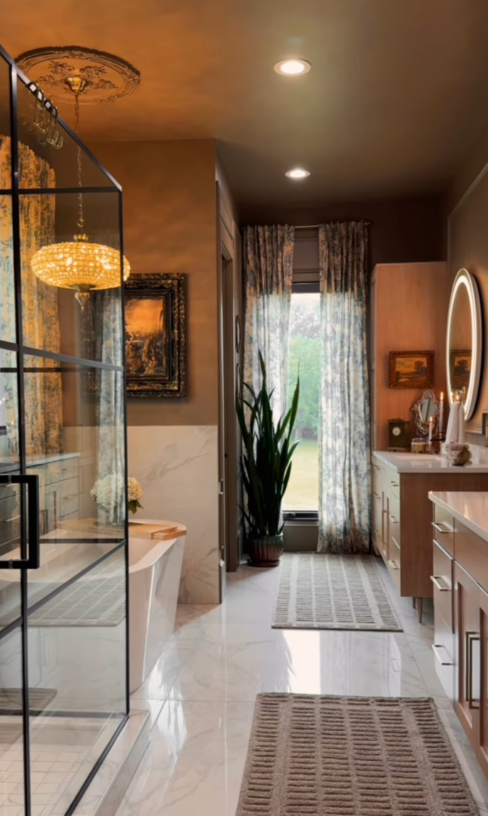 I loved the layout of this bathroom from the start, but it was missing that lived in, cozy feel. The texture in the rugs and curtains paired with the rich tone of Virtual Taupe by HGTV Home by Sherwin Williams completely transformed the space. 

 

#LTKgrwm #LTKselfcare #LTKHome