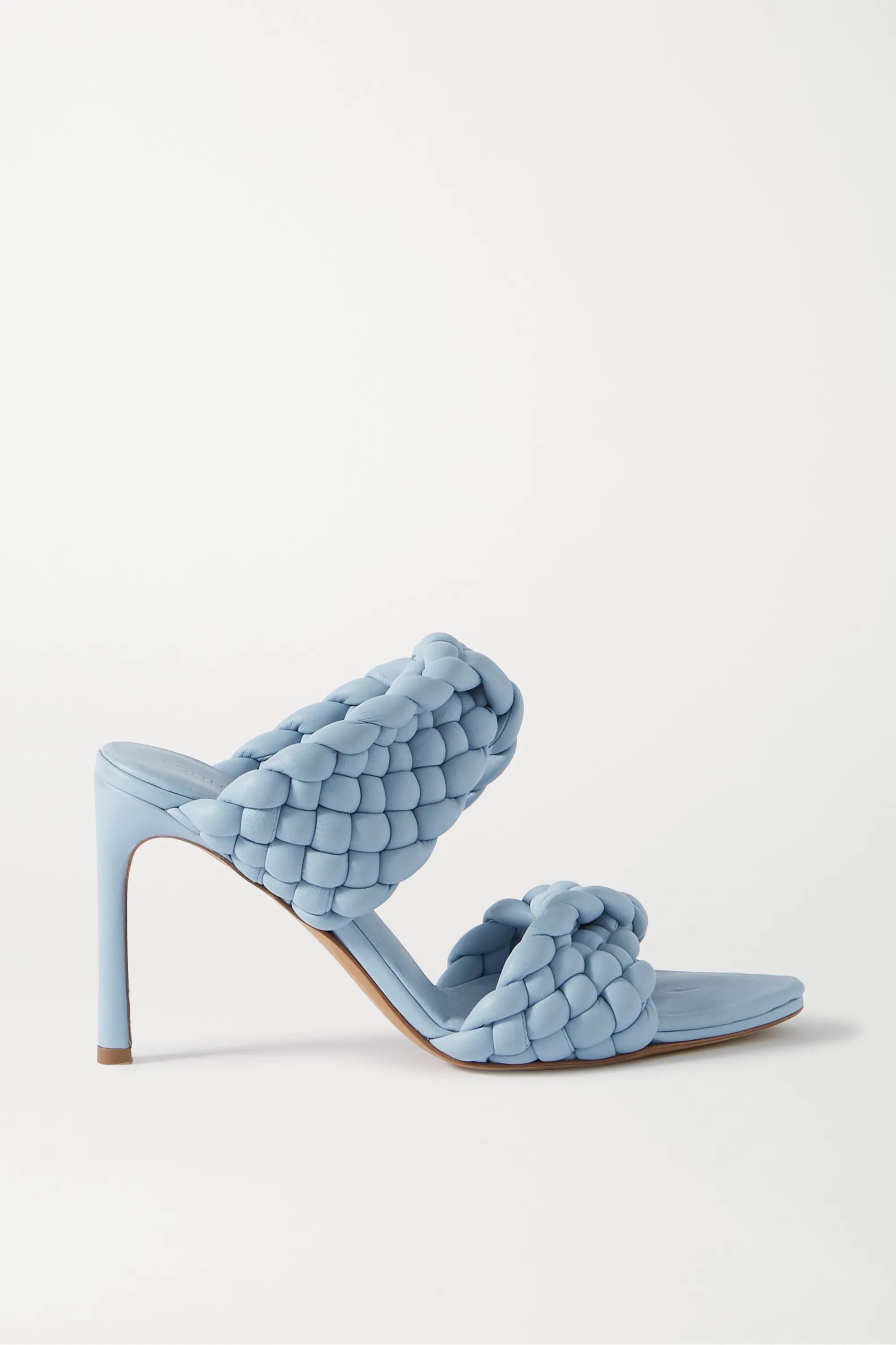 Intrecciato quilted leather mules | NET-A-PORTER (US)