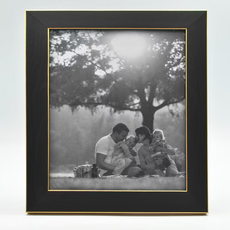 Black and Brass Foundation Frame - Threshold | Target