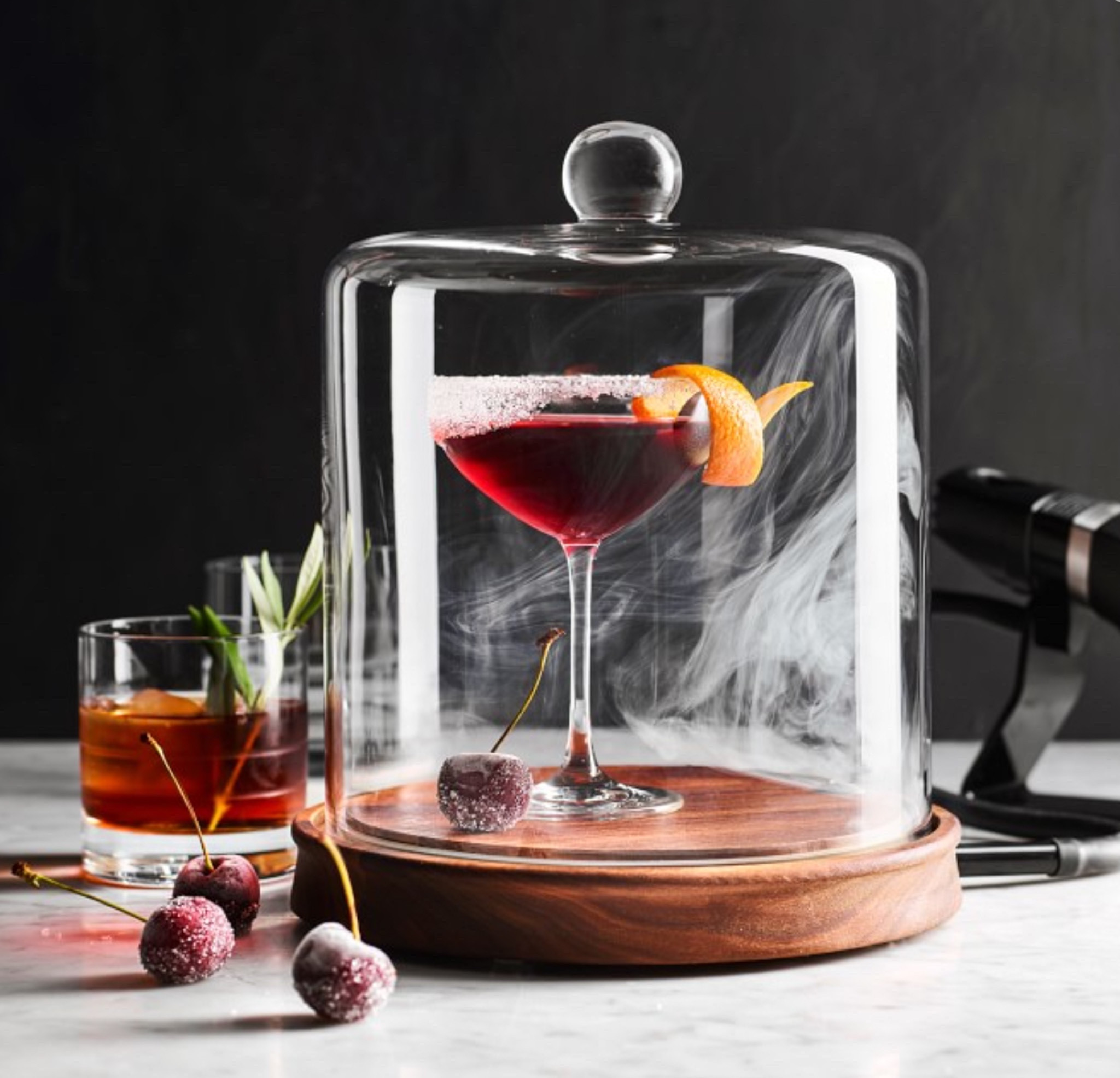 Infuse your favorite drinks this holiday season using the cocktail smoking cloche. 

#LTKCyberWeek #LTKHoliday #LTKGiftGuide