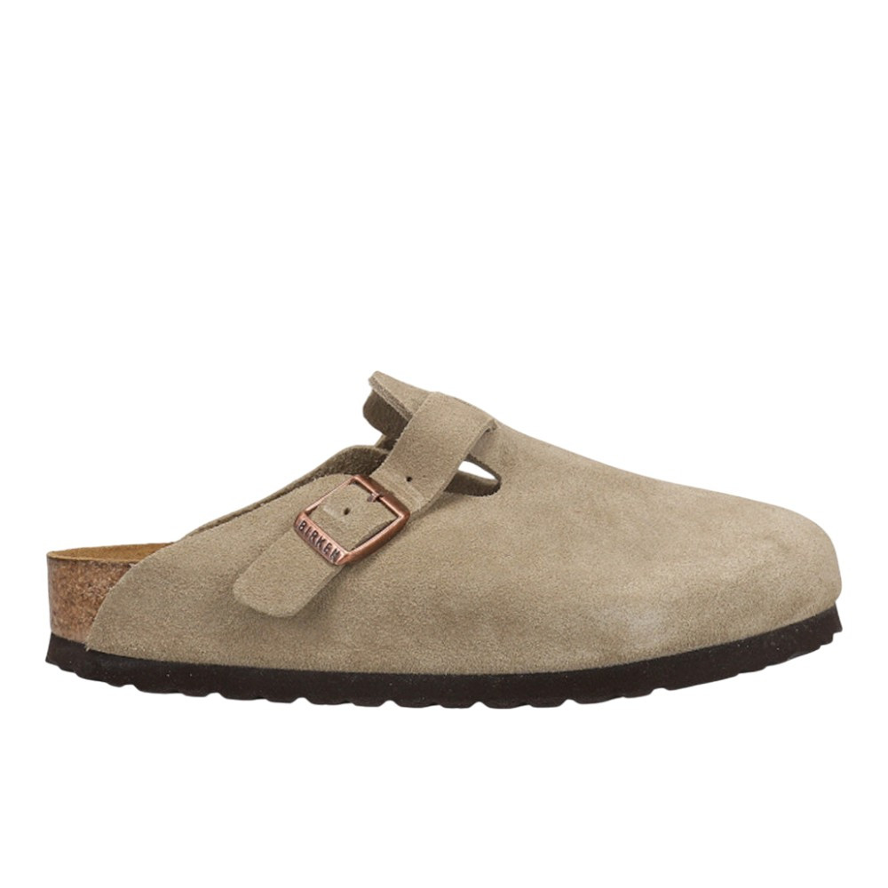 Boston Soft Footbed Suede Leather Clogs | Shoebacca