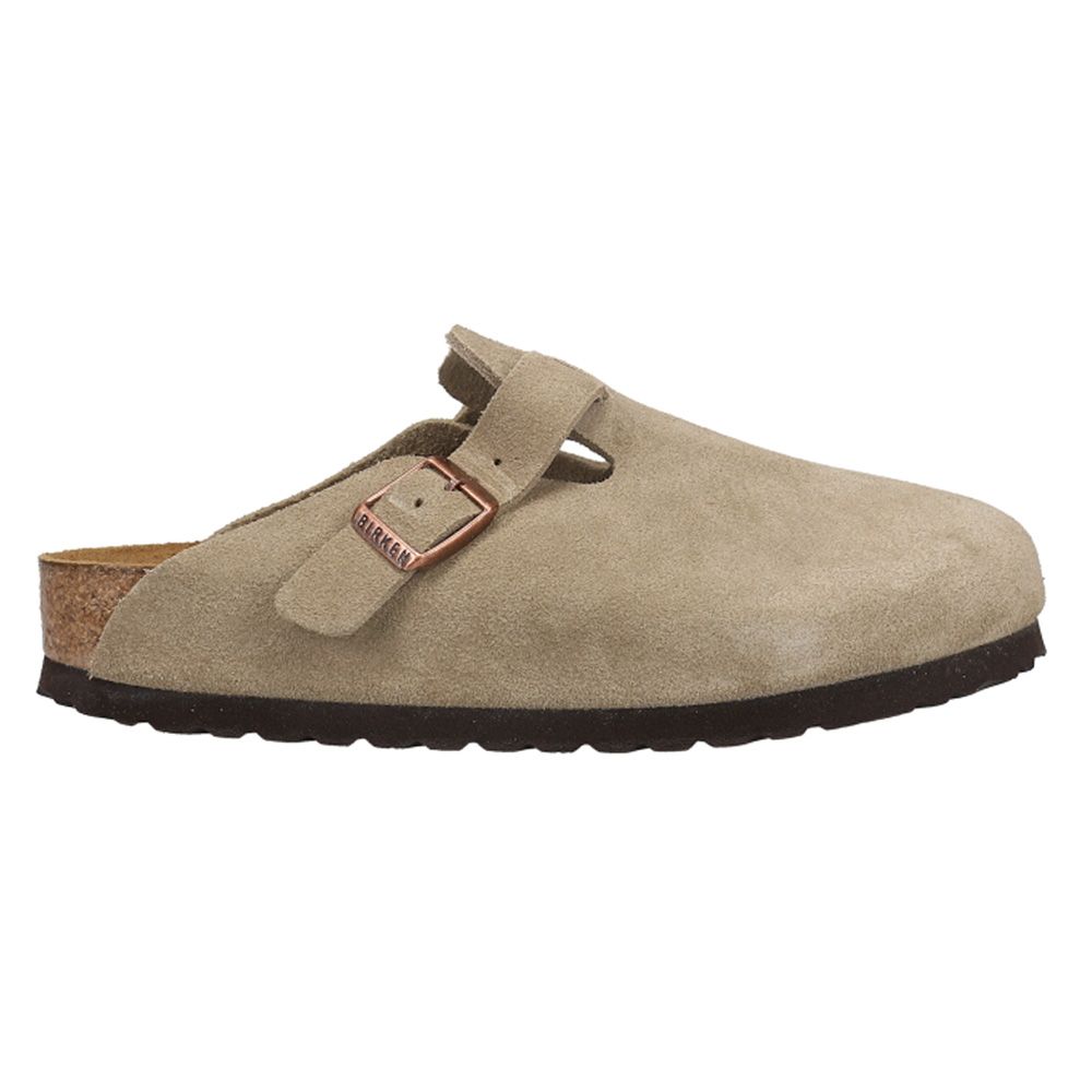 Boston Soft Footbed Suede Leather Clogs | Shoebacca