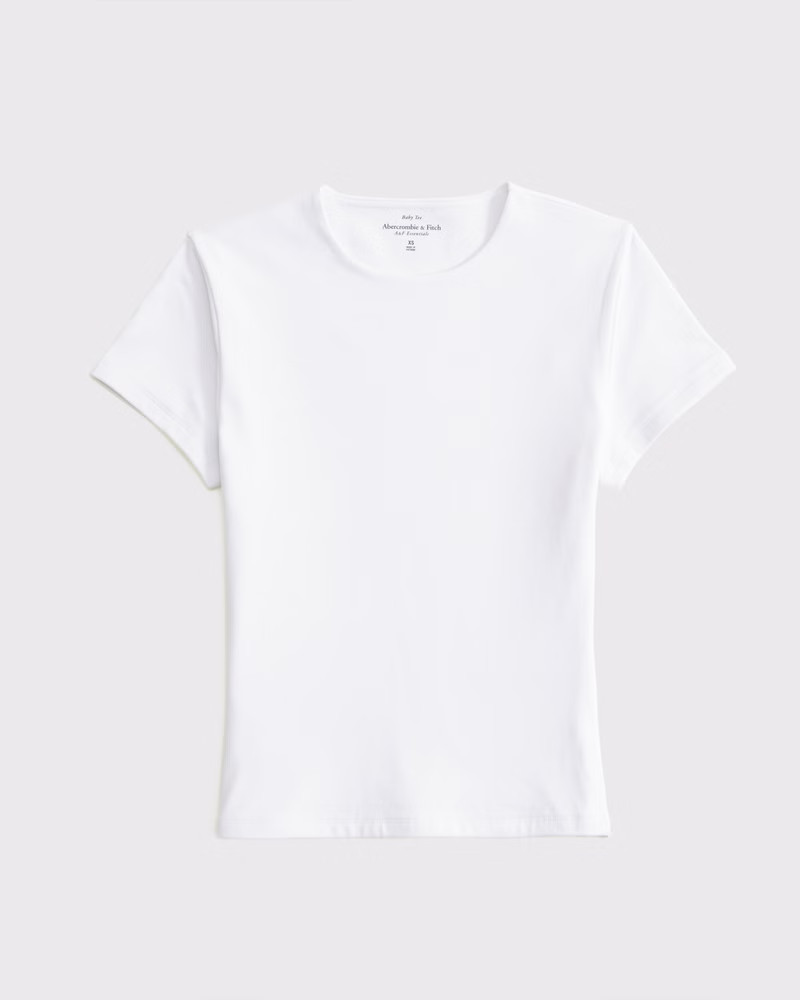 Women's Double-Lined Baby Tee | Women's Tops | Abercrombie.com | Abercrombie & Fitch (US)