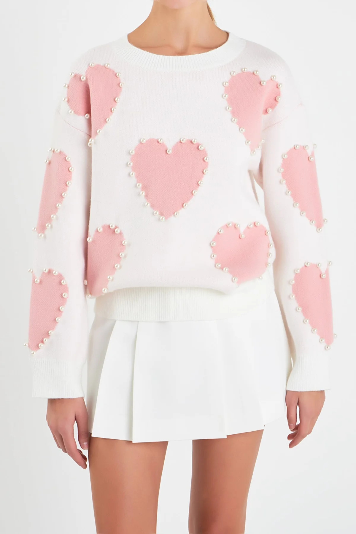 Long-Sleeve Heart Sweater | OBJECTRARE