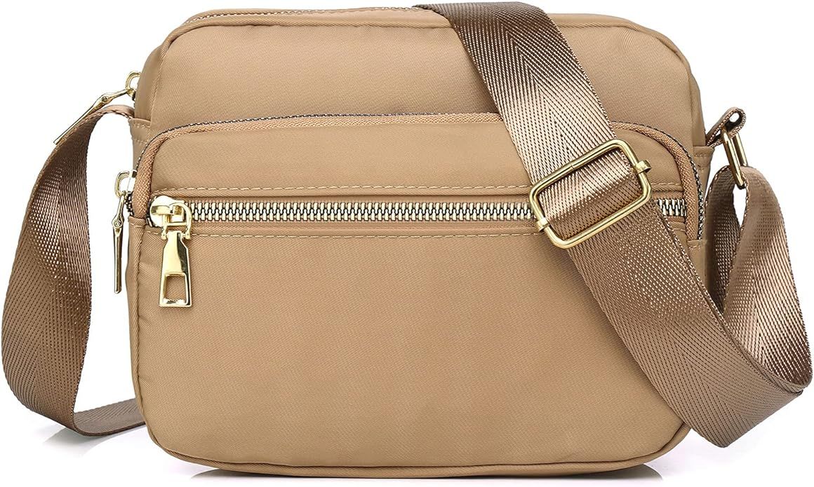 SEINPURE Women Nylon Crossbody Bag Waterproof Multi Pockets Shoulder Handbags Small Lightweight T... | Amazon (US)