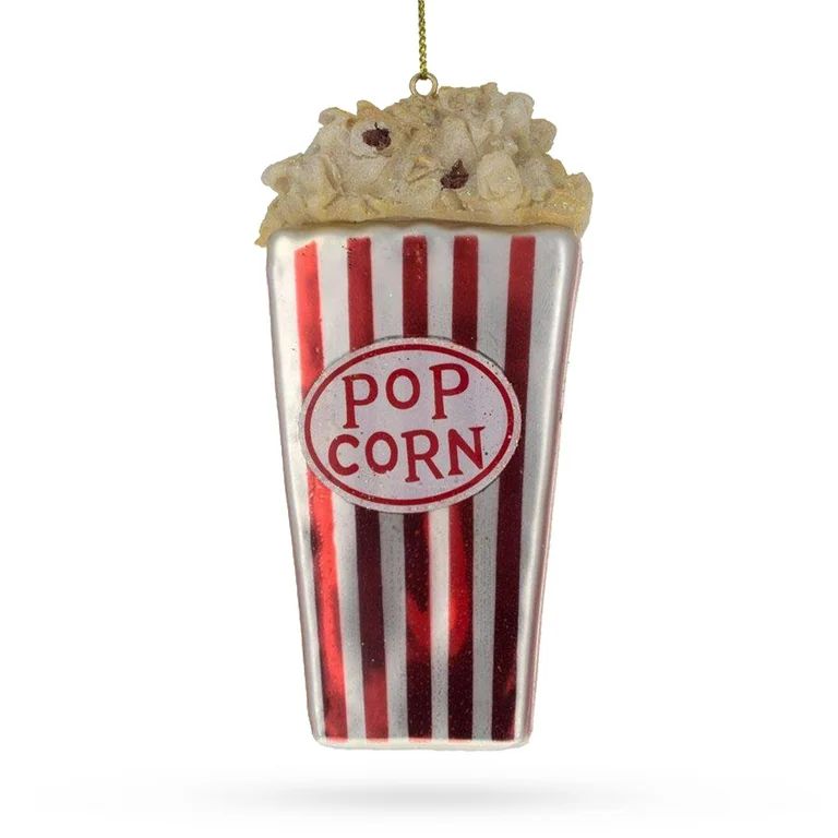 Popcorn for Movie Lover Glass Christmas Ornament 4 Inches - Walmart.com | Walmart (US)
