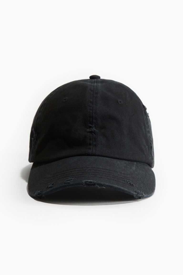 Cotton Twill Cap - Black - Ladies | H&M US | H&M (US + CA)