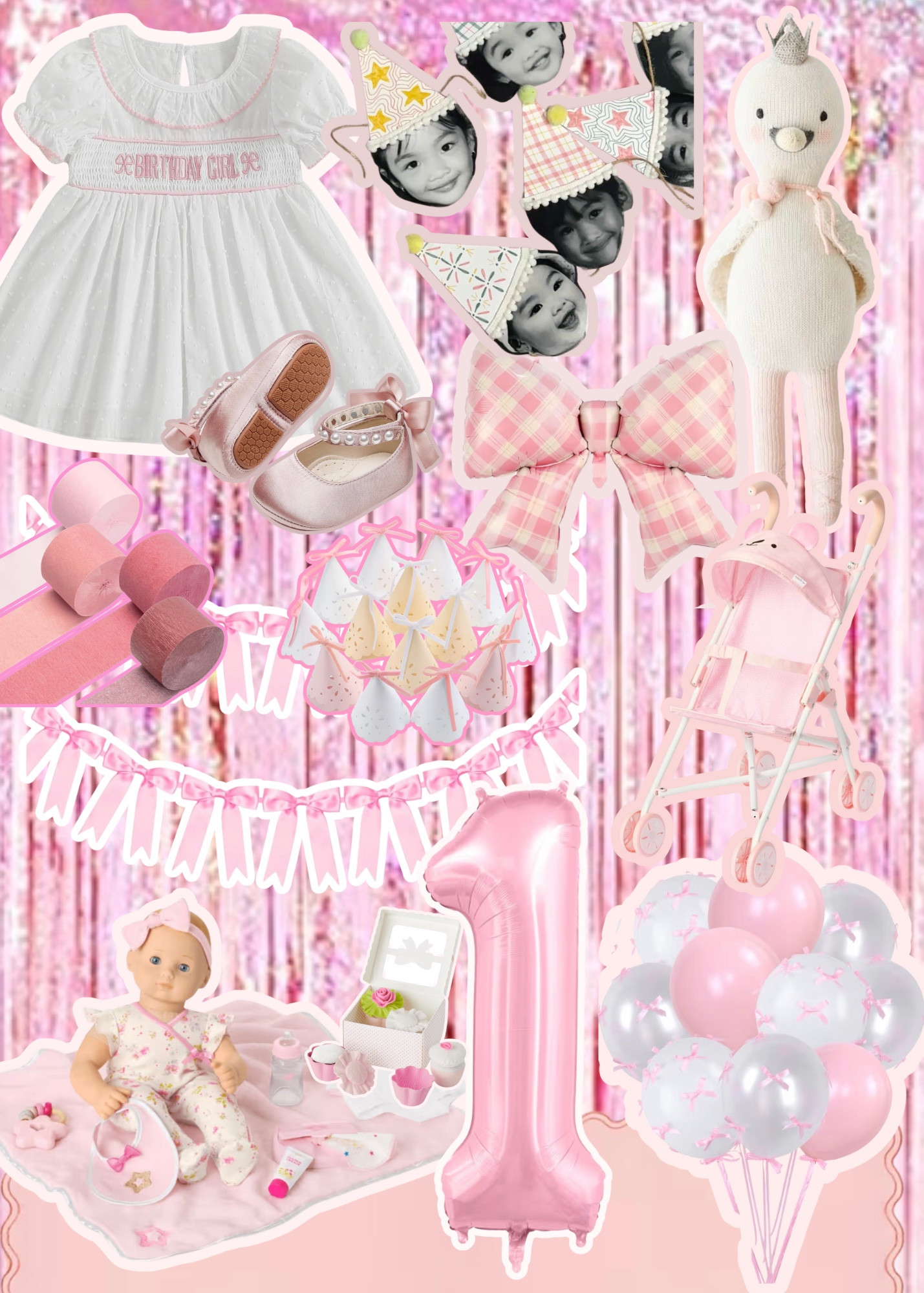 Baby girls actual birthday home decor set up inspo 

#LTKmomlife #LTKBaby #LTKKids