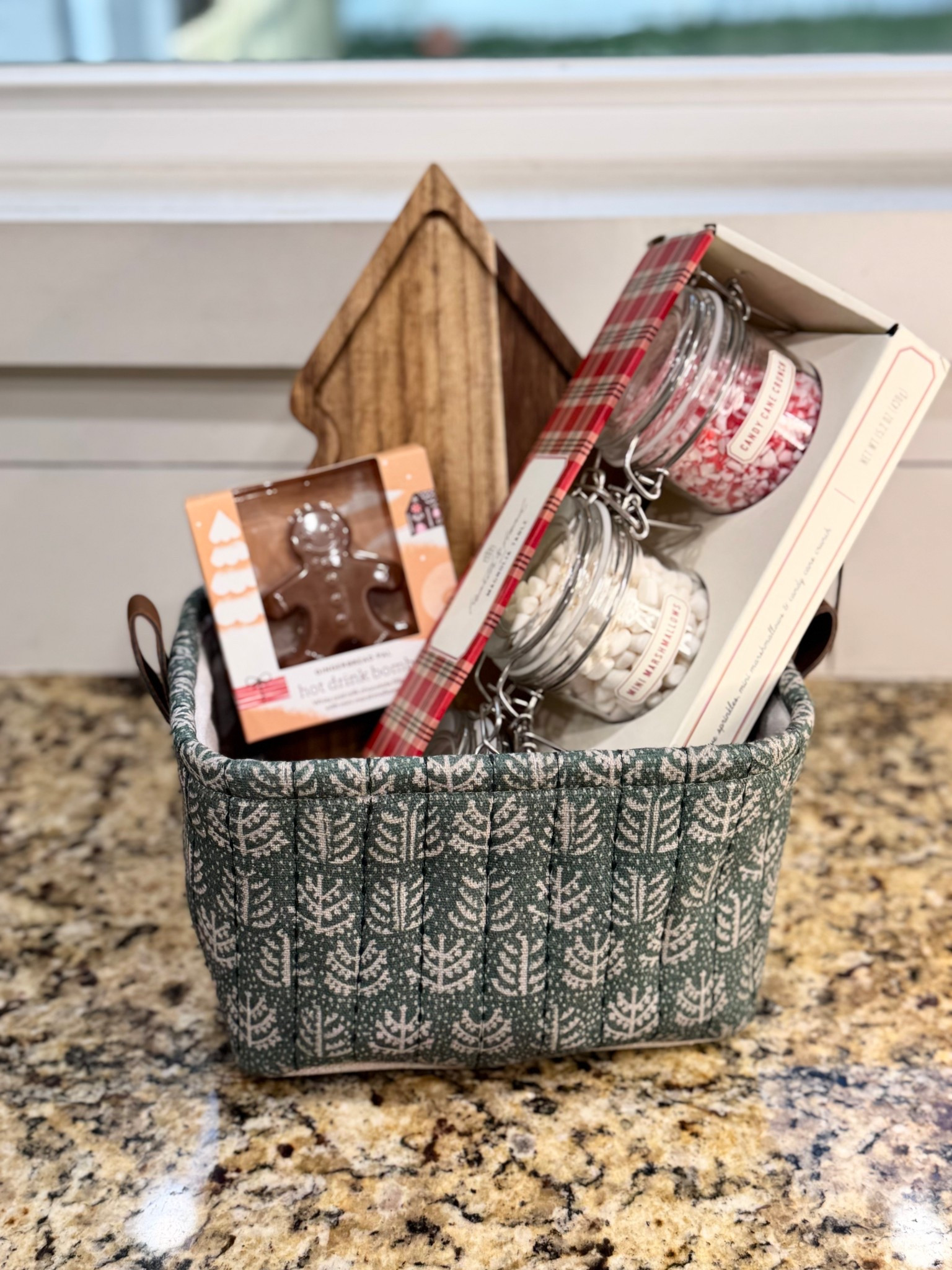 Christmas gift basket, target gift basket, target basket, green basket, hot cocoa bomb, hot cocoa supplies, gingerbread hot cocoa bomb, Christmas tree cutting board, Christmas cutting board, Christmas gift ideas 

#LTKFindsUnder50 #LTKHoliday #LTKGiftGuide