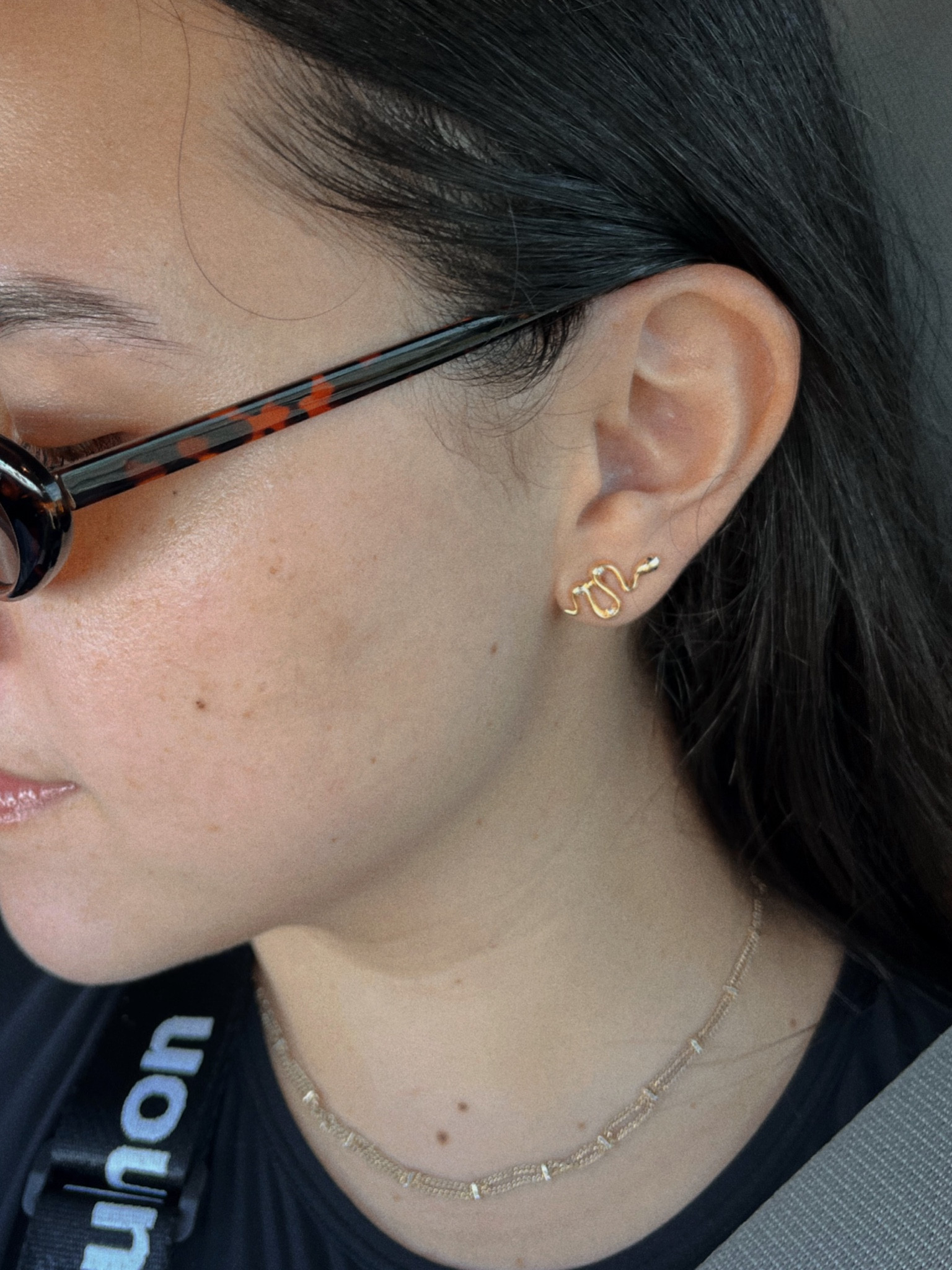 Gold snake earrings. Linked! 

#LTKmidsize #LTKplussize #LTKstyletip