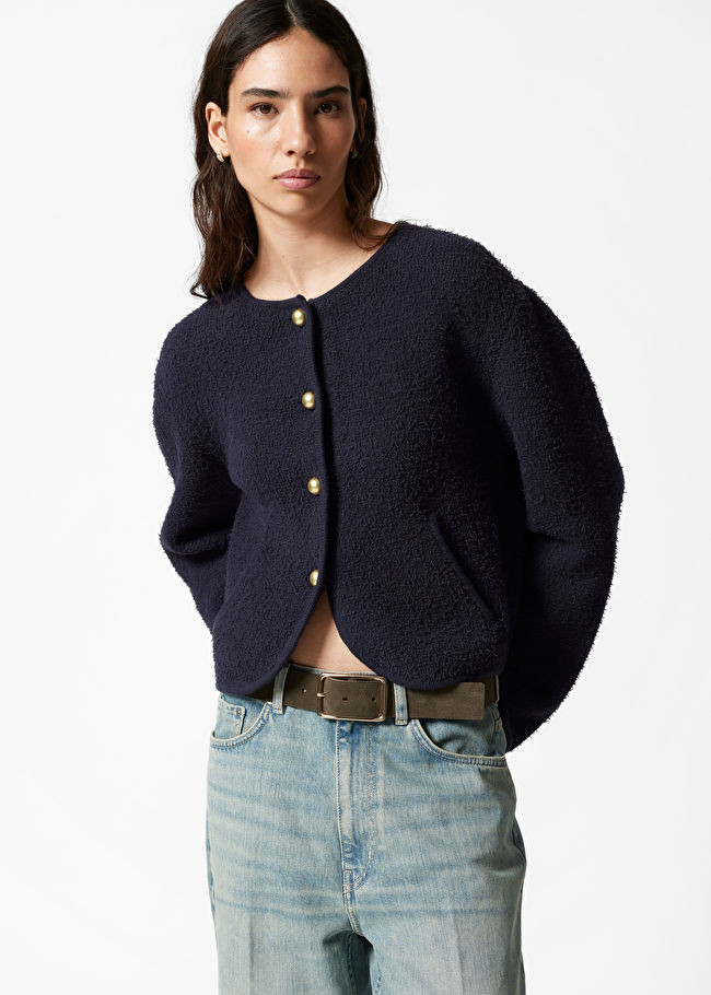 Textured Glitter Cardigan | & Other Stories UK