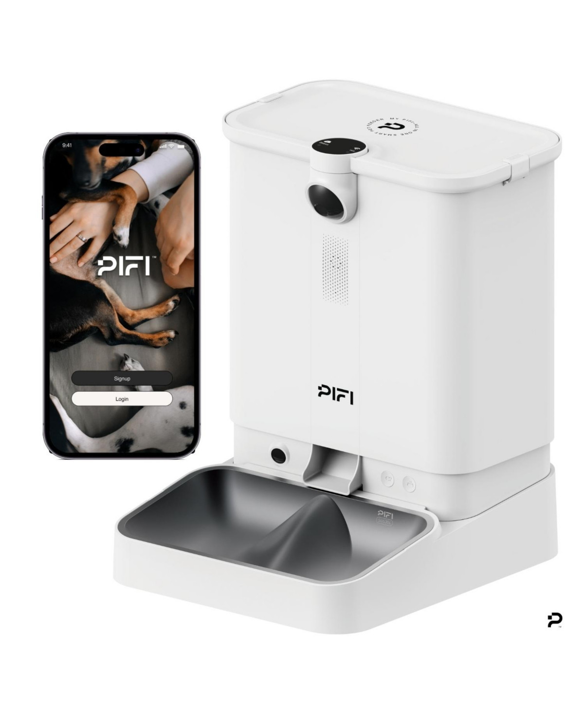 PiFi All-in-One Smart Pet Feeder - Cat Feeder & Dog Feeder - Multi Pet Feeder - Dual Hopper - Customizable Feeding Meal Tracking via App - 5g&2.4g Wi- | Macy's