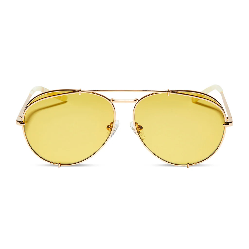 KOKO - GOLD + HONEY BEE SUNGLASSES | DIFF Eyewear