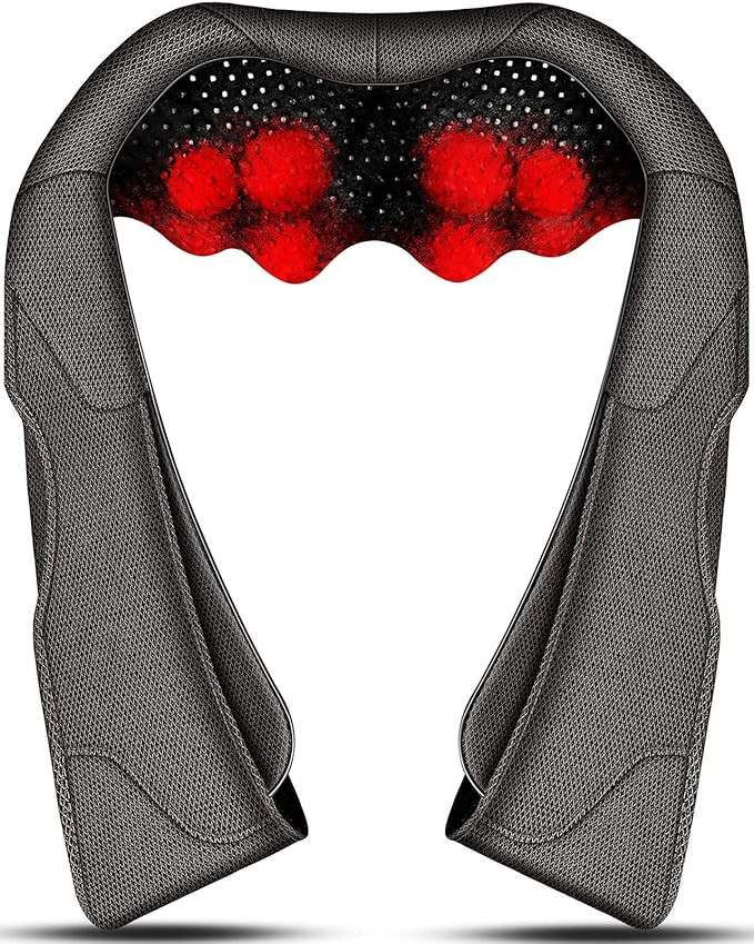 Neck Massager, Back Massager with Heat, Shiatsu Massager Neck, Electric Shoulder Massager, Kneadi... | Amazon (US)