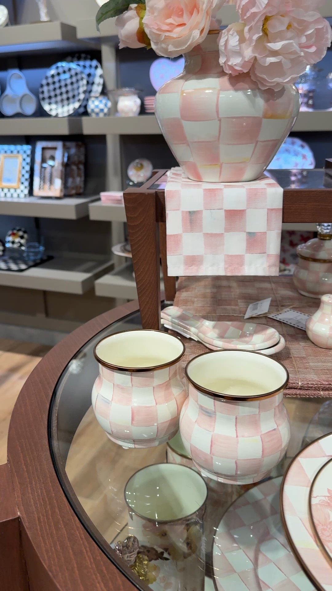 Pink check MacKenzie Childs 

#LTKWedding #LTKHome