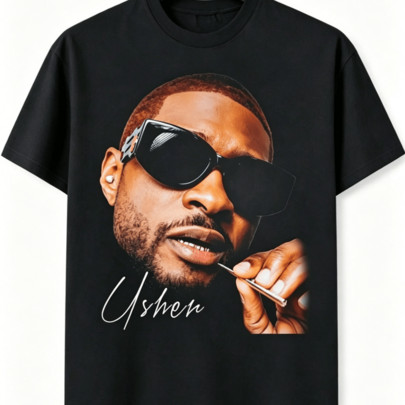 Usher Shirt Retro Usher Graphic Tee Vintage Usher 90s Shirt Usher Rap Hip Hop | SHEIN