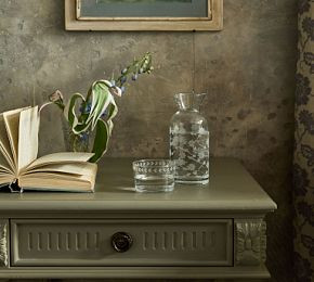 Hand-Cut Floral Bedside Decanter and Cup Set | GreenRow