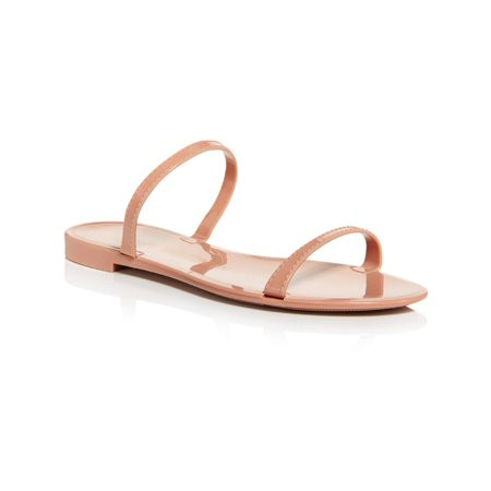 Stuart Weitzman Womens Sawyer Rubber Banded Flat Sandals | Walmart (US)