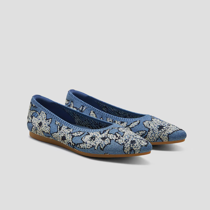 Pointed-Toe Ballet Flats (Aria 5°) | VIVAIA