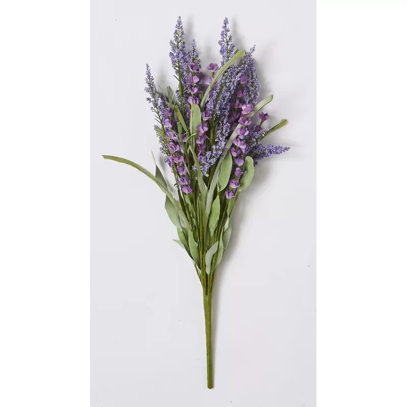 Lavender Flower Bush Branch Flowers/Leaves Color: Purple | Wayfair North America