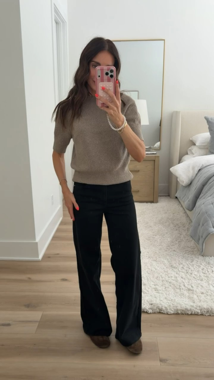 I'm wearing size XS in top, size 2 in jeans.

#LTKOver40 #LTKootd