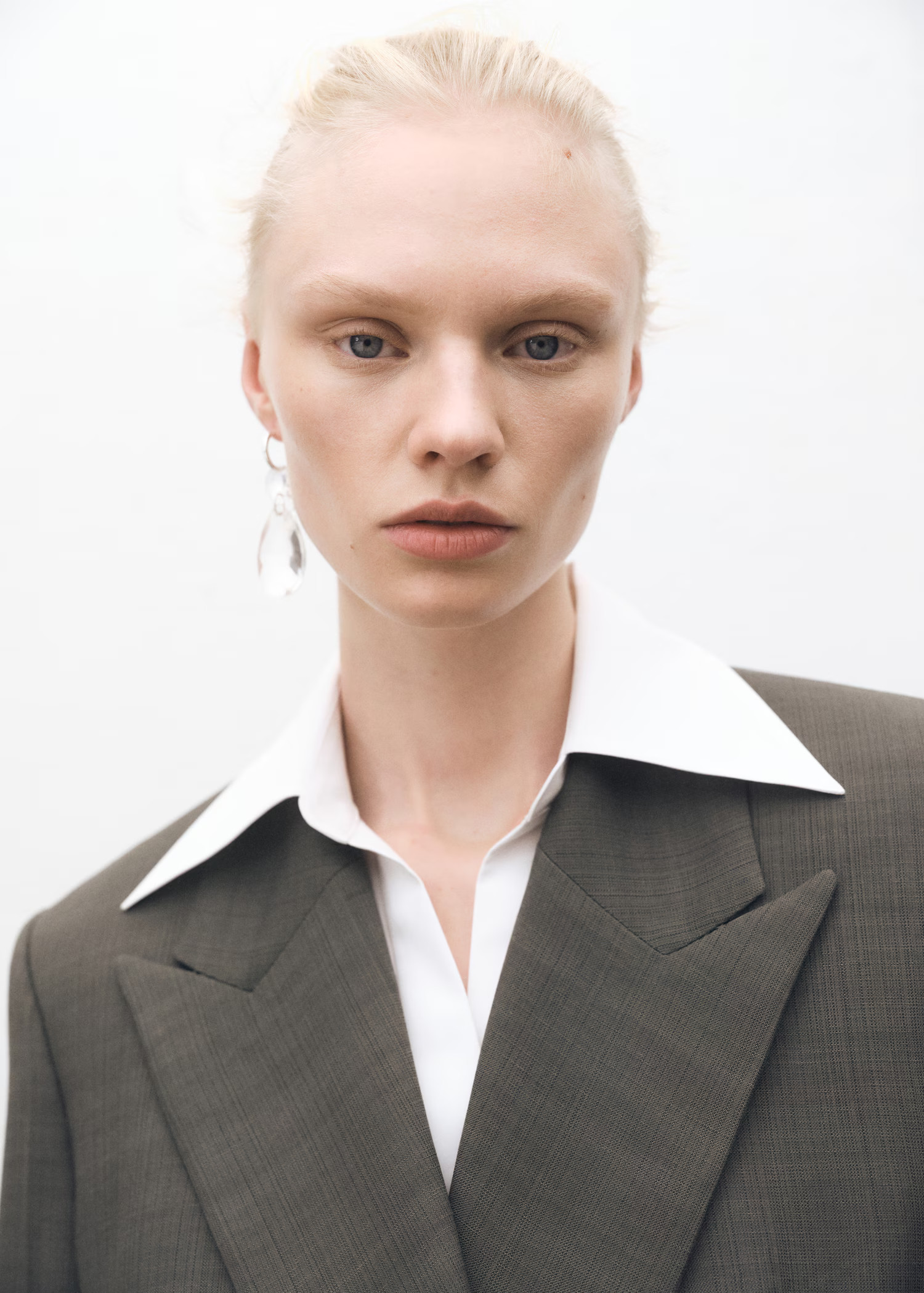 Oversized double-breasted suit jacket - Women | MANGO USA | Mango (US/MX/AU)