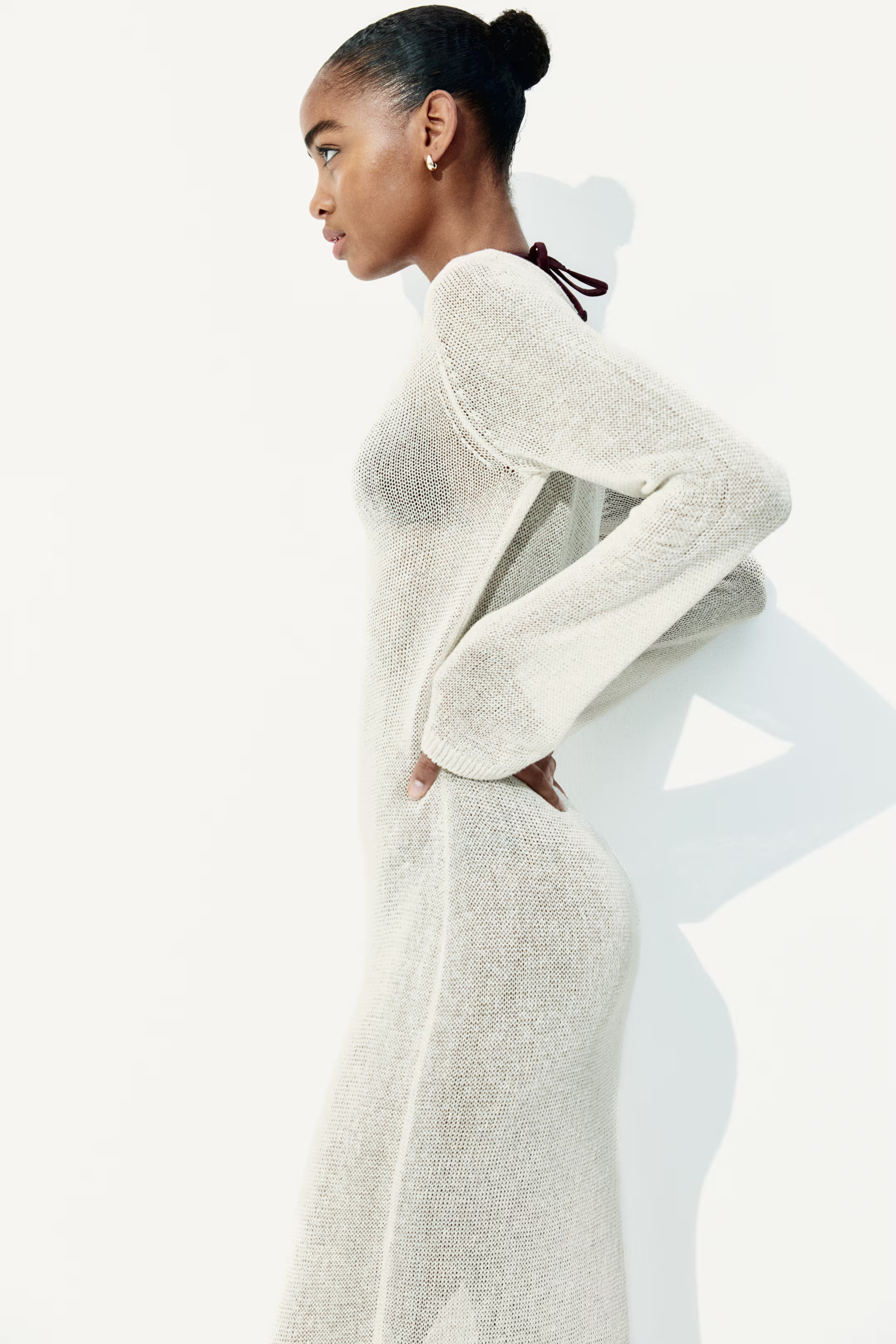 Knit Silk-Blend Dress | H&M (US + CA)