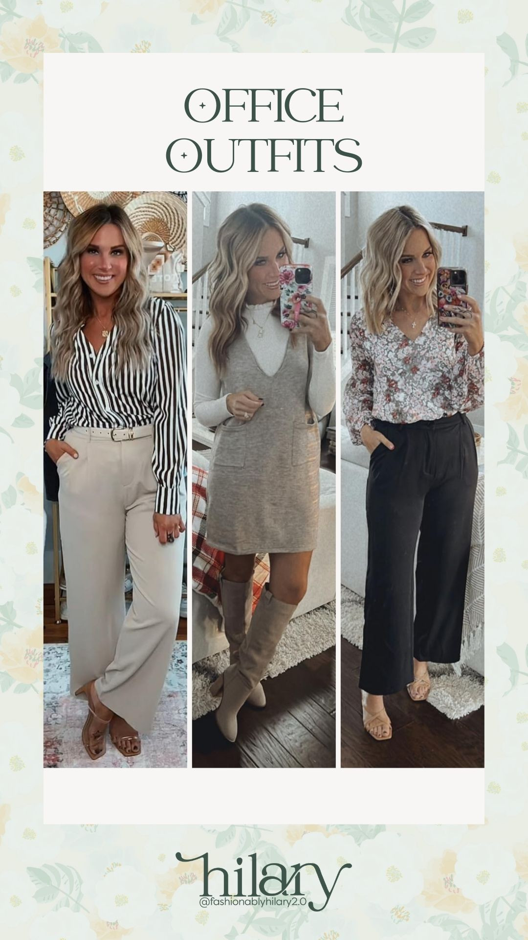 Office outfits that are affordable and stylish! Workwear doesn't have to be boring or frumpy. These looks are SO good! 

 #LTKSeasonal #LTKMidsize #LTKWorkwear