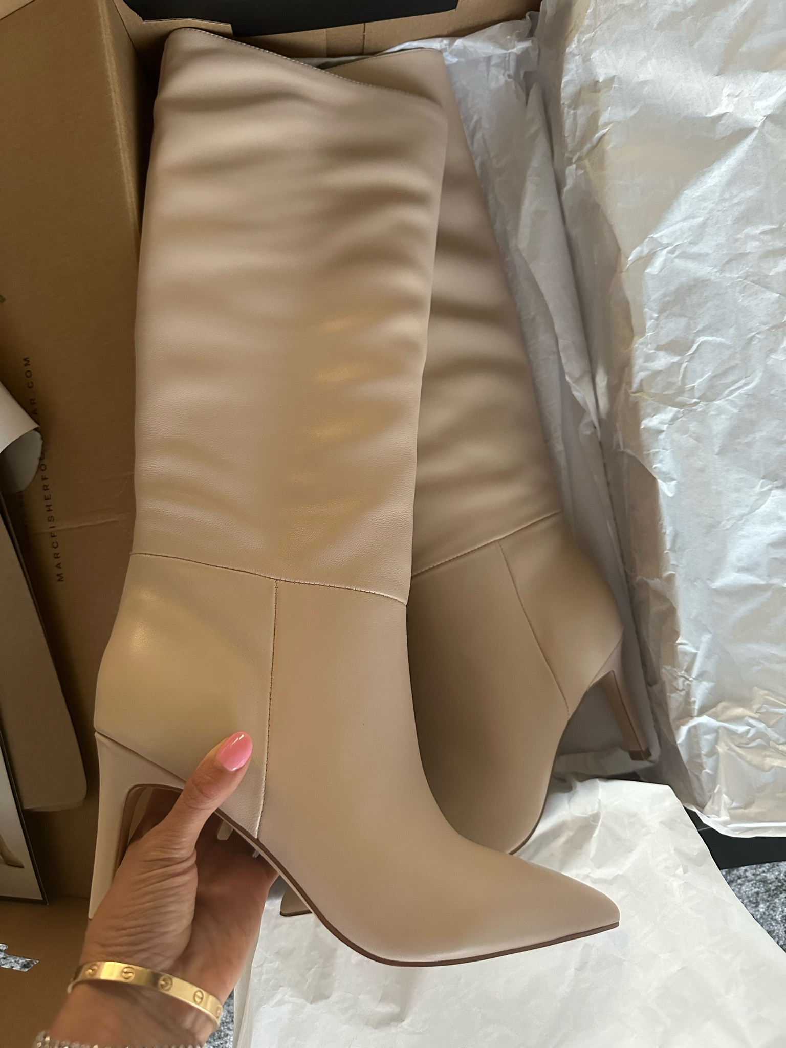 Knee leather tan boots come in black too! Great for anything’s super comfy 

#LTKxNSale #LTKFind #LTKsalealert