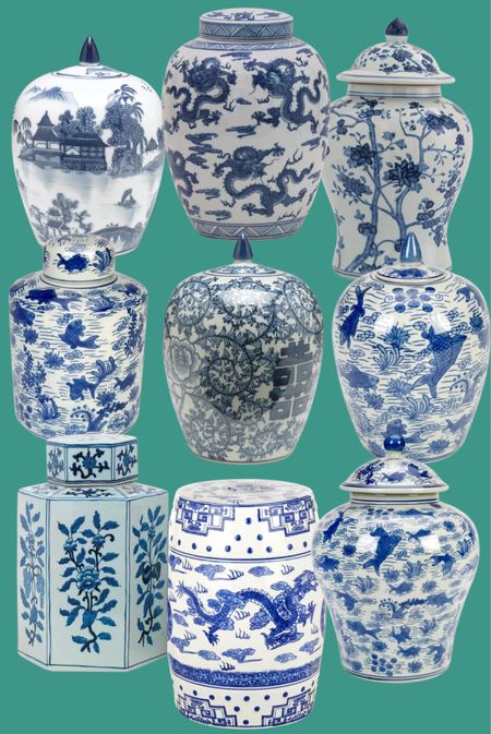 Sale alert: blue and white chinoiserie jars 

#LTKhome #LTKGiftGuide