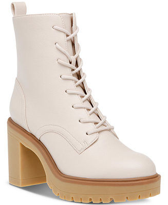DV Dolce Vita Women's Jaycob Lace-Up Platform Lug Booties & Reviews - Booties - Shoes - Macy's | Macys (US)