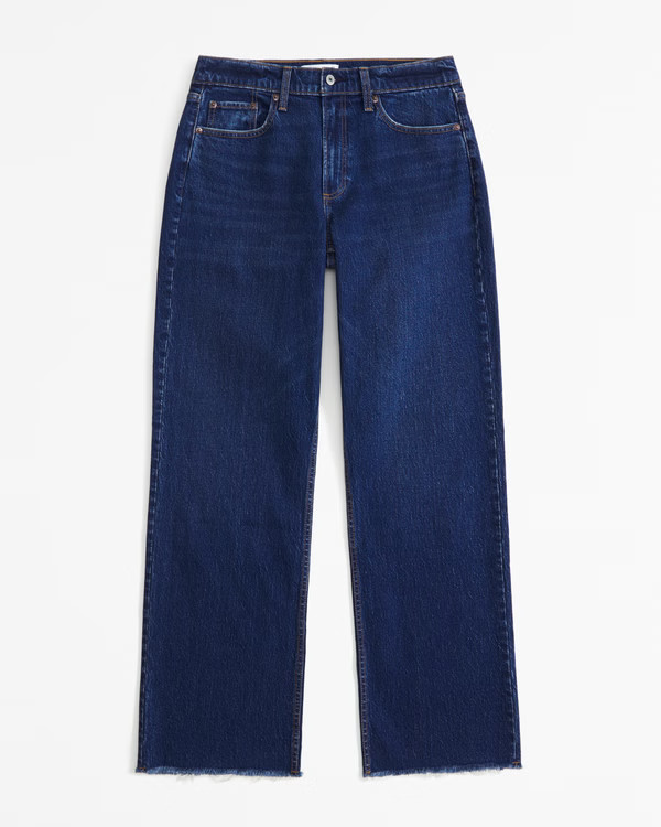 Curve Love Low Rise Baggy Jean | Abercrombie & Fitch (US)
